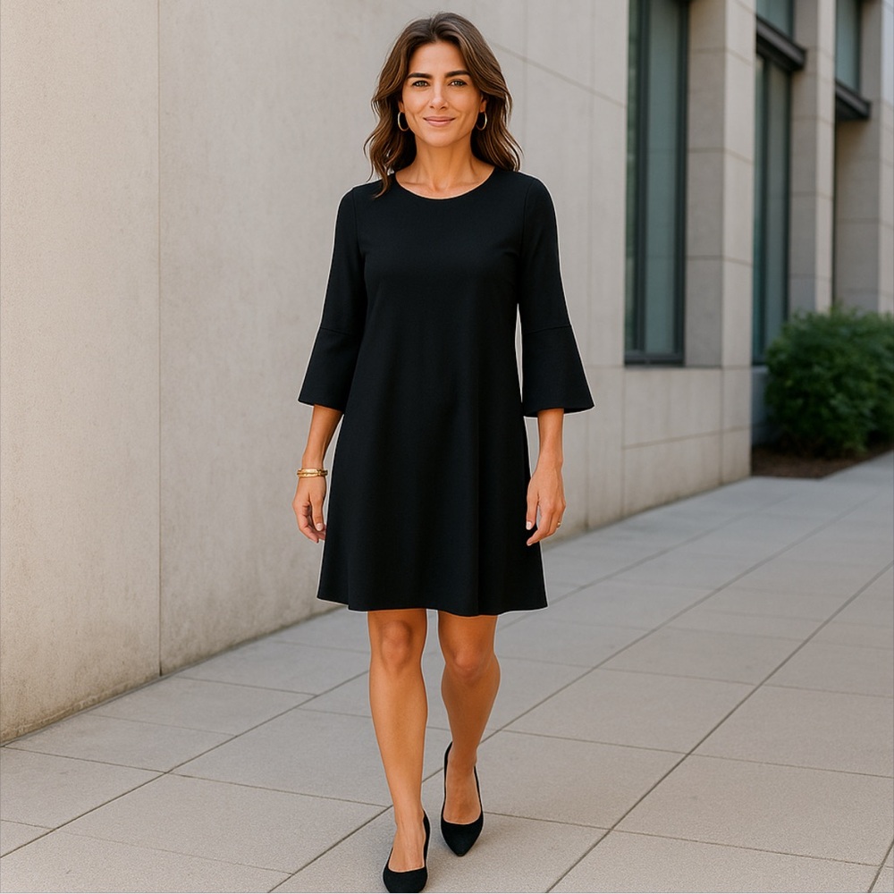 Lilly Pulitzer Black A-Line Shift Dress - Picture 2 of 12